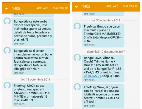 Sms bongo gratis Cadeaubon geven?