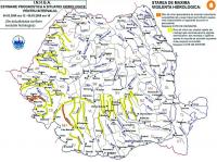 Cod galben de inundatii pe raurile Crasna si Barcau