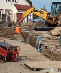 In Zalau: Lucrarile la canalizare transforma strazile in santiere