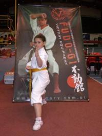 Denisa Nicorici, a opta la kata individual
