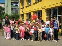 Caravana Prieteniei din Simleu a poposit la prescolarii din Jibou