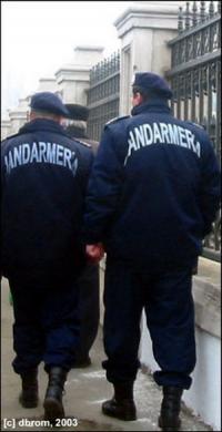 Revelion in strada pentru jandarmi