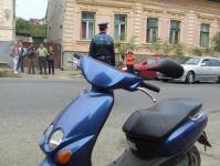 Motociclist fara casca de protectie, ranit grav 