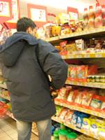 La furat printr-un supermarket din Zalau