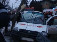 Accident cu doua victime pe strada Kossuth