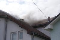 Incendiu la o casa din Zalau
