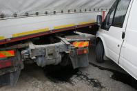 Accident stupid de circulatie la intrarea in Zalau 