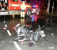 Accidentata pe un moped