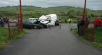 Cinci raniti intr-un accident langa Simleu