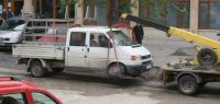 Masini distruse de strazile din municipiu