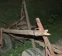 Caruta spulberata de un autoturism