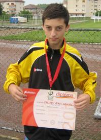 Prima medalie pentru Raul Daniel Crecan