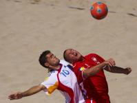Fotbal pe plaja: Echipa Romaniei a invins reprezentativa Rusiei, numarul 2 european