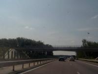 Zalau - Bors, pe autostrada, in 2009