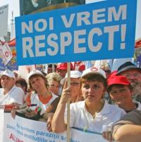 Bugetarii salajeni ies in strada