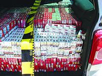 Captura record de tigari de contrabanda in Salaj