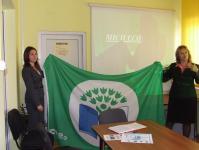 Steagul verde flutura la Gradinita nr. 2 din Zalau