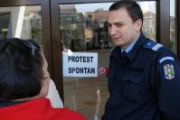 Protestatarii salajeni au paralizat activitatea institutiilor