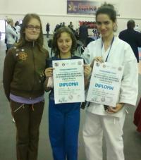 Trei simleuani, pe podium la Campionatul National de karate