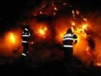 O scanteie a dus la un incendiu de proportii