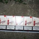 Zeci de pachete de tigari confiscate de politisti