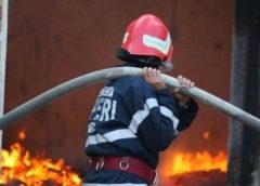Incendiu la Tusa. Un bărbat a suferit arsuri