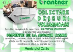 În Sălaj, o nouă campanie de preluare gratuită a deșeurilor voluminoase
