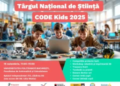 Sălajul, reprezentat de echipa „RoboKids” la Târgul Național de Știință CODE Kids din București Sălajul, reprezentat de echipa „RoboKids” la Târgul Național de Știință CODE Kids din București