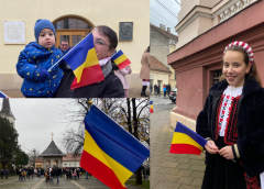 Șimleuanii au marcat cu mândrie și entuziasm Ziua Națională a României