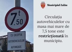 Gata, traficul greu a fost interzis prin Zalău. Vezi care sunt excepțiile