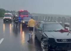 Doi jandarmi din Sălaj au intervenit în urma unui accident grav produs pe A1, între Sebeș și Sibiu