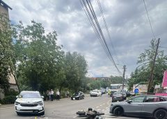 Motociclist accidentat grav