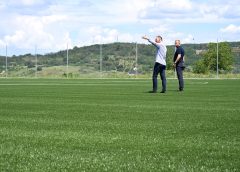 Oficial al Federației Române de Fotbal, în vizită de lucru la Zalău